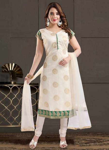 Tussar Colour N F CHURIDAR 023 Stylish Casual Wear Designer Silk Worked Readymade Salwar Suit Collection N F C 577 TUSSAR